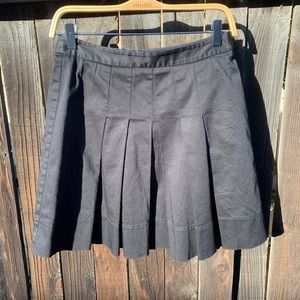 Ann Taylor Loft petites Black Pleated Skirt
